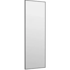 TRUE DEAL Miroir De Porte Noir 40x100 Cm Verre Et Aluminium -Miroir Soldes Boutique 67294539 3