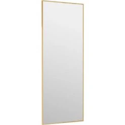 TRUE DEAL Miroir De Porte Doré 30x80 Cm Verre Et Aluminium 8 TRUE DEAL Miroir De Porte Doré 30x80 Cm Verre Et Aluminium -Miroir Soldes Boutique 67297322 3