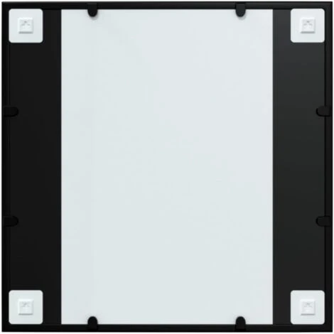 TRUE DEAL Miroir Mural Noir 60x60 Cm Métal 6 TRUE DEAL Miroir Mural Noir 60x60 Cm Métal – Image 4