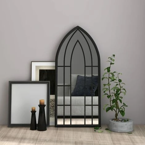 TRUE DEAL Miroir Noir 100x45 Cm Fer Pour Utilisation à L'intérieur 3 TRUE DEAL Miroir Noir 100x45 Cm Fer Pour Utilisation à L'intérieur