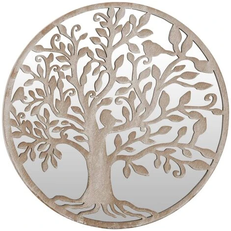 TRUE DEAL Miroir De Jardin Sable 40x2,5cm Fer Rond Utilisation Extérieure 4 TRUE DEAL Miroir De Jardin Sable 40x2,5cm Fer Rond Utilisation Extérieure – Image 2