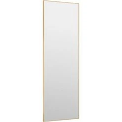 TRUE DEAL Miroir De Porte Doré 40x100 Cm Verre Et Aluminium 8 TRUE DEAL Miroir De Porte Doré 40x100 Cm Verre Et Aluminium -Miroir Soldes Boutique 67306252 3