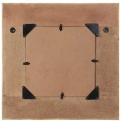 TRUE DEAL Miroir Mural Bois Massif De Récupération 50x50 Cm -Miroir Soldes Boutique 67308996 4