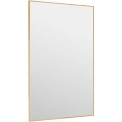TRUE DEAL Miroir De Porte Doré 50x80 Cm Verre Et Aluminium 8 TRUE DEAL Miroir De Porte Doré 50x80 Cm Verre Et Aluminium -Miroir Soldes Boutique 67309393 3