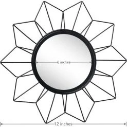 GGNRALNY Lot De 3 Miroirs Muraux Noirs Pour Décoration Murale - Pour La Maison Et La Chambre - En Métal - Pour Le Salon, La Chambre Et La Salle De Bain - Miroirs Décoratifs Modernes (MW008) 9 GGNRALNY Lot De 3 Miroirs Muraux Noirs Pour Décoration Murale - Pour La Maison Et La Chambre - En Métal - Pour Le Salon, La Chambre Et La Salle De Bain - Miroirs Décoratifs Modernes (MW008) -Miroir Soldes Boutique 67354283 3