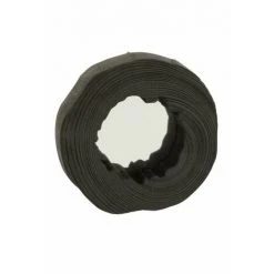 LANADECO Miroir Rond Dans Cadre En Bois De Paulownia Noir Irrégulier - Marron