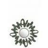 LANADECO Miroir Rond Dans Cadres Représentant Des Ovales En Métal Vert Et Or - Vert 2 LANADECO Miroir Rond Dans Cadres Représentant Des Ovales En Métal Vert Et Or - Vert -Miroir Soldes Boutique 67480637 1