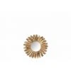 LANADECO Miroir Dans Cadre Rond De Bois Flotté - Naturel -Miroir Soldes Boutique 67488864 1