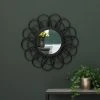 CASATERA Miroir En Rotin Forme Fleur Noir 60 Cm - Moka - Negro 1 CASATERA Miroir En Rotin Forme Fleur Noir 60 Cm - Moka - Negro -Miroir Soldes Boutique 67620215 1