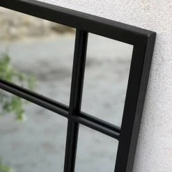 PASSAGE VERNET Miroir Art Déco En Métal Noir 97 X 67 Cm - Wallis - Intérieur/extérieur - Negro 9 PASSAGE VERNET Miroir Art Déco En Métal Noir 97 X 67 Cm - Wallis - Intérieur/extérieur - Negro -Miroir Soldes Boutique 67620227 3