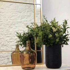 PASSAGE VERNET Miroir Art Déco En Métal Doré 97 X 67 Cm - Wallis - Intérieur/extérieur - Dorado -Miroir Soldes Boutique 67620375 5