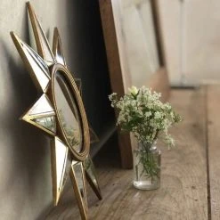 MAISON TILLEUL Miroir étoile Doré 34 Cm - Manderley - Or 9 MAISON TILLEUL Miroir étoile Doré 34 Cm - Manderley - Or -Miroir Soldes Boutique 67620414 3