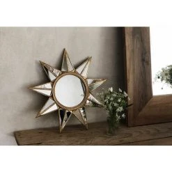 MAISON TILLEUL Miroir étoile Doré 34 Cm - Manderley - Or 11 MAISON TILLEUL Miroir étoile Doré 34 Cm - Manderley - Or -Miroir Soldes Boutique 67620414 5