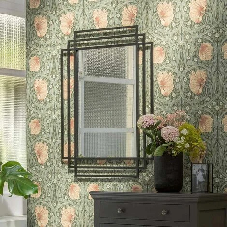 PASSAGE VERNET Miroir Art Déco Rectangulaire En Métal Noir 101 X 76 Cm - Ginger - Intérieur/extérieur - Negro 6 PASSAGE VERNET Miroir Art Déco Rectangulaire En Métal Noir 101 X 76 Cm - Ginger - Intérieur/extérieur - Negro – Image 4