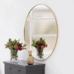 PASSAGE VERNET Miroir Rond En Laiton 100 Cm - Murat - Dorado -Miroir Soldes Boutique 67620527 3