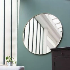 PASSAGE VERNET Miroir Rond En Laiton 100 Cm - Murat - Dorado -Miroir Soldes Boutique 67620527 4