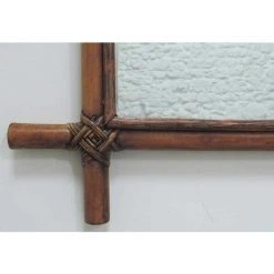 CASATERA Miroir Rectangulaire En Rotin 79 X 59 Cm - Marcel - Madera Clara -Miroir Soldes Boutique 67620578 4