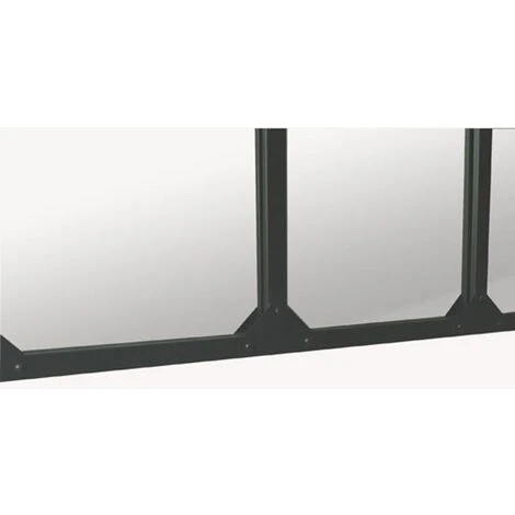 DECOCLICO FACTORY Miroir Atelier XL Rectangulaire En Métal Noir 95 X 120 Cm - Bricklane - Intérieur/extérieur - Negro 4 DECOCLICO FACTORY Miroir Atelier XL Rectangulaire En Métal Noir 95 X 120 Cm - Bricklane - Intérieur/extérieur - Negro – Image 2