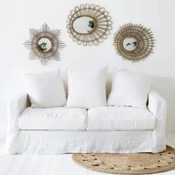 CASATERA Miroir Ovale En Rotin Naturel 56 X 62 Cm - Moka - Madera Clara 11 CASATERA Miroir Ovale En Rotin Naturel 56 X 62 Cm - Moka - Madera Clara -Miroir Soldes Boutique 67620609 5