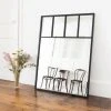 DECOCLICO FACTORY Miroir Verrière Compartimentée En Métal Noir 90 X 120 Cm - Bricklane - Intérieur/extérieur - Negro -Miroir Soldes Boutique 67620633 1