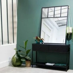 DECOCLICO FACTORY Miroir Verrière Compartimentée En Métal Noir 90 X 120 Cm - Bricklane - Intérieur/extérieur - Negro 10 DECOCLICO FACTORY Miroir Verrière Compartimentée En Métal Noir 90 X 120 Cm - Bricklane - Intérieur/extérieur - Negro -Miroir Soldes Boutique 67620633 4