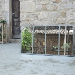 DECOCLICO FACTORY Miroir Verrière Atelier Rectangulaire Métal Finition Zinc 140 X 75 Cm - Barney - Intérieur/extérieur - Plateado 11 DECOCLICO FACTORY Miroir Verrière Atelier Rectangulaire Métal Finition Zinc 140 X 75 Cm - Barney - Intérieur/extérieur - Plateado -Miroir Soldes Boutique 67620658 5