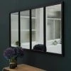 DECOCLICO FACTORY Miroir Atelier Verrière Rectangulaire En Métal Noir 140 X 75 Cm - Barney - Intérieur/extérieur - Negro -Miroir Soldes Boutique 67620683 1