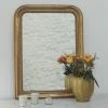 MAISON TILLEUL Miroir Trumeau Doré 58,5 X 78 Cm - Manderley - Or -Miroir Soldes Boutique 67620731 1