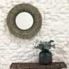 CASATERA Miroir Rond En Paille De Mendong Naturel Et Noir 80 Cm - Sorong - Madera Clara 1 CASATERA Miroir Rond En Paille De Mendong Naturel Et Noir 80 Cm - Sorong - Madera Clara -Miroir Soldes Boutique 67620733 1