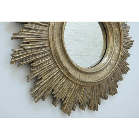 MAISON TILLEUL Miroir Soleil Style Baroque Doré 45 Cm - Manderley - Dorado 4 MAISON TILLEUL Miroir Soleil Style Baroque Doré 45 Cm - Manderley - Dorado – Image 2