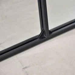 DECOCLICO FACTORY Miroir Fenêtre En Métal Noir 130 X 90 Cm - Saïgon - Intérieur/extérieur - Negro -Miroir Soldes Boutique 67620815 5