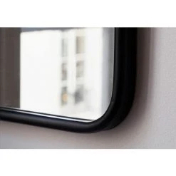 DECOCLICO FACTORY Miroir Carré En Métal Noir 45 X 45 Cm - Uptown - Intérieur/extérieur - Negro -Miroir Soldes Boutique 67620819 3