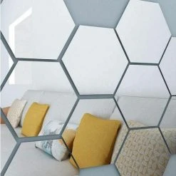 Miroir Hexagonal Pour Porte D'Armoire Géométriques Hexagone Muraux Miroirs Bricolage Décoratif 3D Hexagone Acrylique Miroir Pour La Maison Salon Canapé Tv Réglage Décoration Murale Argent,Tanètue 9 Miroir Hexagonal Pour Porte D'Armoire Géométriques Hexagone Muraux Miroirs Bricolage Décoratif 3D Hexagone Acrylique Miroir Pour La Maison Salon Canapé Tv Réglage Décoration Murale Argent,Tanètue -Miroir Soldes Boutique 67650417 3