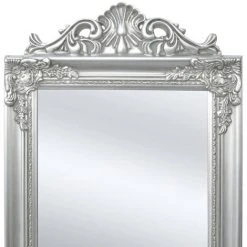 MAISONCHIC Miroir Sur Pied Miroir Déco / Miroir Salon 160 X 40 Cm Argenté -Miroir Soldes Boutique 67652347 3