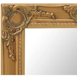 MAISONCHIC Miroir Mural Style Baroque Miroir Déco / Miroir Salon 50x50 Cm Doré -Miroir Soldes Boutique 67652541 4