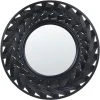 BELIANI Miroir En Plastique Noir 60x60 - Noir -Miroir Soldes Boutique 67652854 1