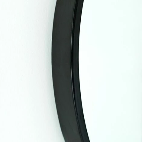 ARNE LYKKE Miroir Rond En Métal Noir 60 Cm - Soho - Negro 7 ARNE LYKKE Miroir Rond En Métal Noir 60 Cm - Soho - Negro – Image 5