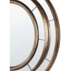 BELIANI Miroir En Plastique Doré 40x40 - Doré -Miroir Soldes Boutique 67693965 5