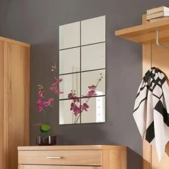 PESCE Amovible Acrylique Miroir Réglage Wall Sticker Decal Pour La Maison Salon Chambre Décor (0.2mm, 15*15 Cm) 32 Pcs -Miroir Soldes Boutique 67993889 3