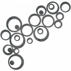 ECHOO Miroirs Muraux 24 Pièces Réglage Miroir Acrylique Amovible Sticker Mural Decal Maison Décoration (noir) 11 ECHOO Miroirs Muraux 24 Pièces Réglage Miroir Acrylique Amovible Sticker Mural Decal Maison Décoration (noir) -Miroir Soldes Boutique 68086349 5