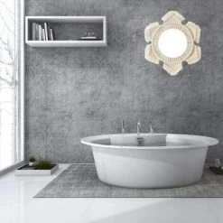 OYLDA Miroir Mural Suspendu En Macramé, Franges Suspendues Faites à La Main Ronde Décorative 9 OYLDA Miroir Mural Suspendu En Macramé, Franges Suspendues Faites à La Main Ronde Décorative -Miroir Soldes Boutique 68135807 3