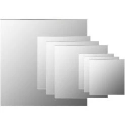 LangRay Maison & Jardin Ensemble De Miroirs Muraux Carrés 7 Pcs Verre -Miroir Soldes Boutique 68150063 3