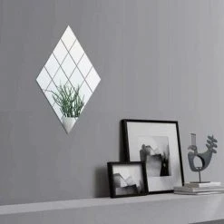 FLYME 48Pcs Miroir Autocollant Miroir Adhésif Décoratif Miroir Carrés Argenté Amovible Mosaïque Décorative Auto Adhésifs Salle De Bain Salon Chambre (15 ×15cm) 11 FLYME 48Pcs Miroir Autocollant Miroir Adhésif Décoratif Miroir Carrés Argenté Amovible Mosaïque Décorative Auto Adhésifs Salle De Bain Salon Chambre (15 ×15cm) -Miroir Soldes Boutique 68199927 5