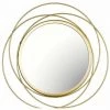 QERSTA Miroir Rond Pour Decoration Murale Dans Maison, Salon Et Miroir Doré Pour Décoration C 1 QERSTA Miroir Rond Pour Decoration Murale Dans Maison, Salon Et Miroir Doré Pour Décoration C -Miroir Soldes Boutique 68272101 1