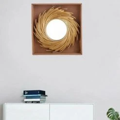 QERSTA Miroir Mural | Miroir Rond Pour La Décoration Murale De La Maison, Du Salon Et De La Chambre | Photo Haute Résolution | Cadeau Original Pour Femme Et Maman Avec Des Lunettes De Soleil Accrochées Au Mur | Miroir Doré Pour La Décoration 10 QERSTA Miroir Mural | Miroir Rond Pour La Décoration Murale De La Maison, Du Salon Et De La Chambre | Photo Haute Résolution | Cadeau Original Pour Femme Et Maman Avec Des Lunettes De Soleil Accrochées Au Mur | Miroir Doré Pour La Décoration -Miroir Soldes Boutique 68272764 4
