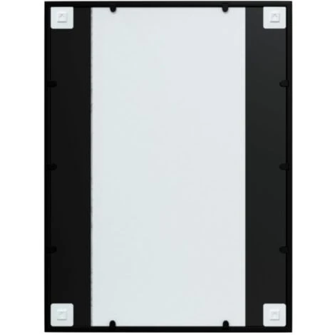 LangRay Maison & Jardin Miroir Mural Noir 80x60 Cm Métal 6 LangRay Maison & Jardin Miroir Mural Noir 80x60 Cm Métal – Image 4