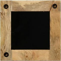 LangRay Maison & Jardin Miroir Bois De Manguier Massif 50 X 50 Cm 11 LangRay Maison & Jardin Miroir Bois De Manguier Massif 50 X 50 Cm -Miroir Soldes Boutique 68279086 5