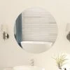 LangRay Maison & Jardin Miroir Rond Sans Cadre 80 Cm Verre -Miroir Soldes Boutique 68279105 1