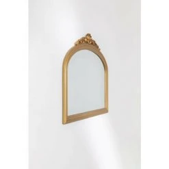 Miroir Mural En Bois (107x90 Cm) Gaia SKLUM Bois De Paulownia - Doré -Miroir Soldes Boutique 68411854 3