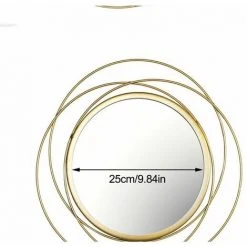 GRID COOL Miroir Rond Pour Decoration Murale Dans Maison, Salon Et Miroir Doré Pour Décoration C 8 GRID COOL Miroir Rond Pour Decoration Murale Dans Maison, Salon Et Miroir Doré Pour Décoration C -Miroir Soldes Boutique 68492562 2